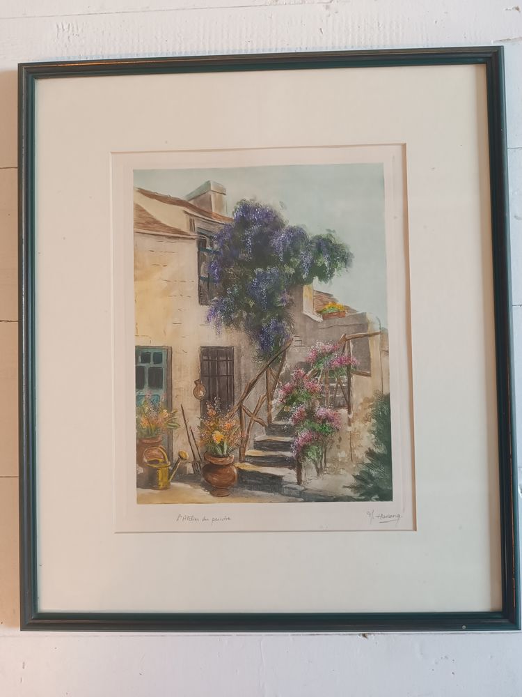 Aquarelle Marcel HARANG 900 Mont-de-Marsan (40)