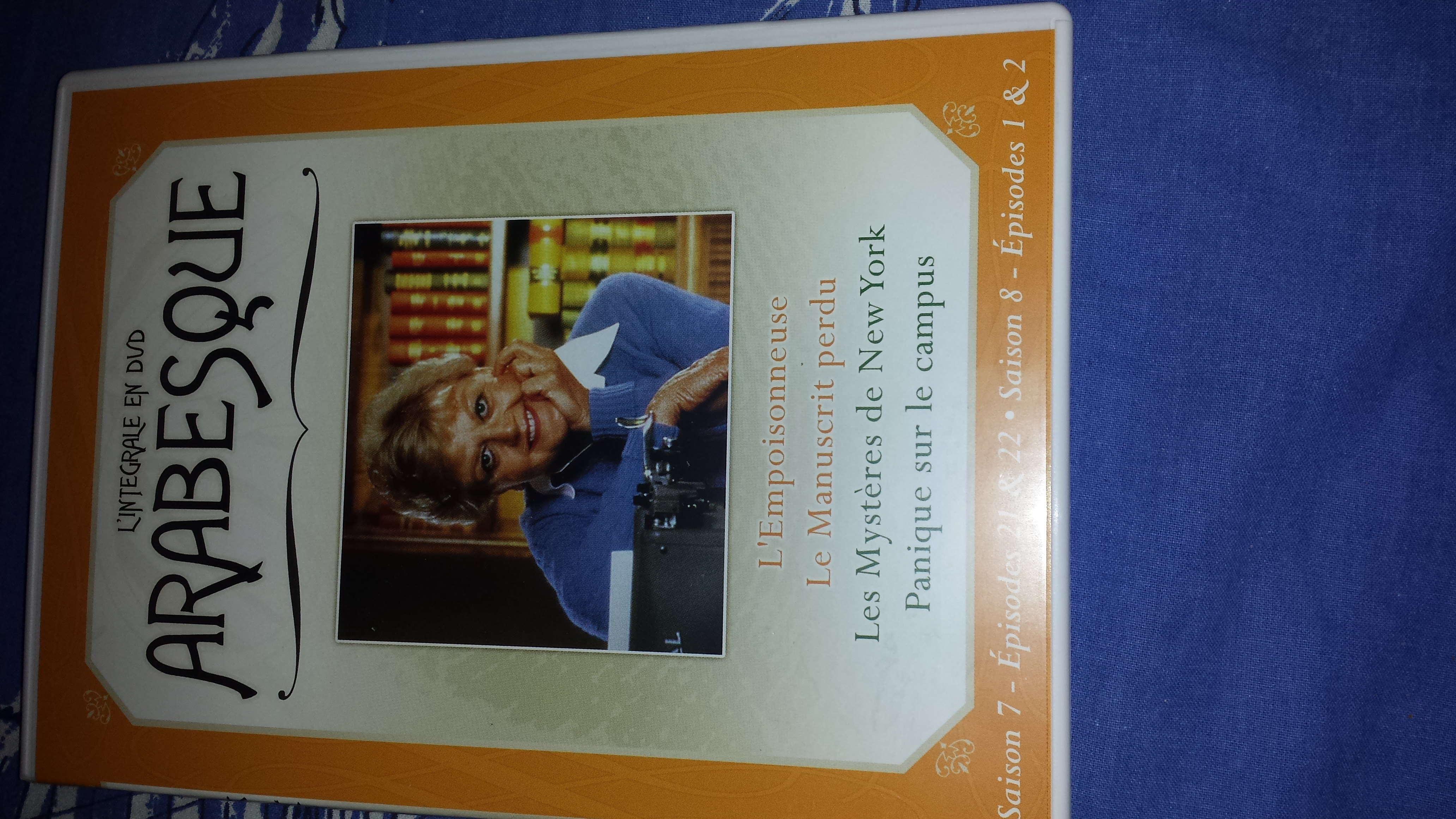 DVD ARABESQUE
SAISON 7 EPISODES 21 & 22
SAISON 8 EPISODES 1 4 Triel-sur-Seine (78)