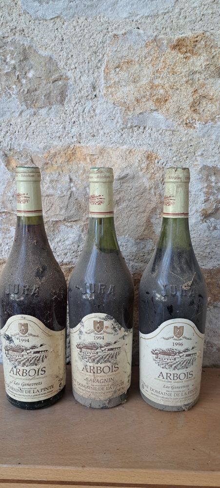 3 ARBOIS 1994 / 1996 DOMAINE DE LA PINTE 90 La Fert� (39)