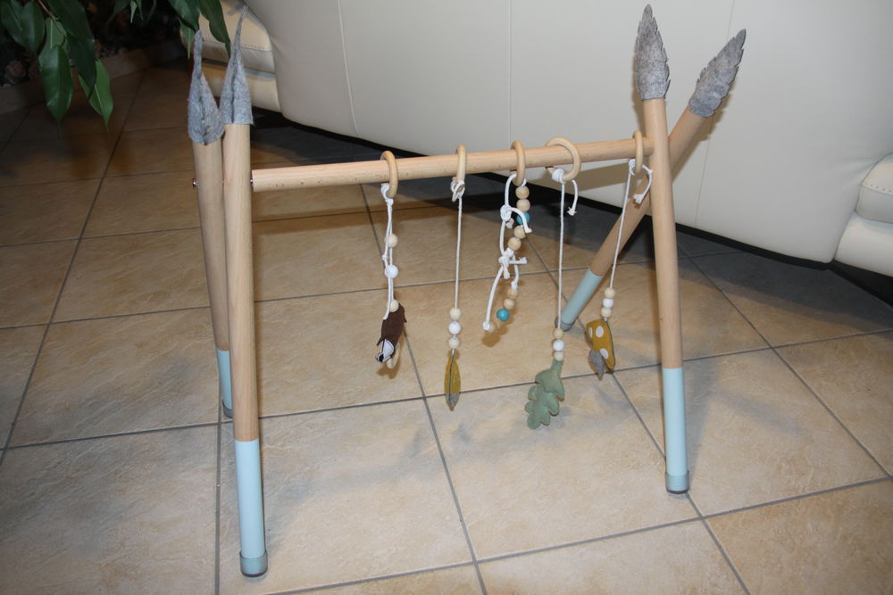 ARCHE D EVEIL PORTIQUE D ACTIVITE STYLE NORDIQUE EN BOIS 30 Hallennes-lez-Haubourdin (59)