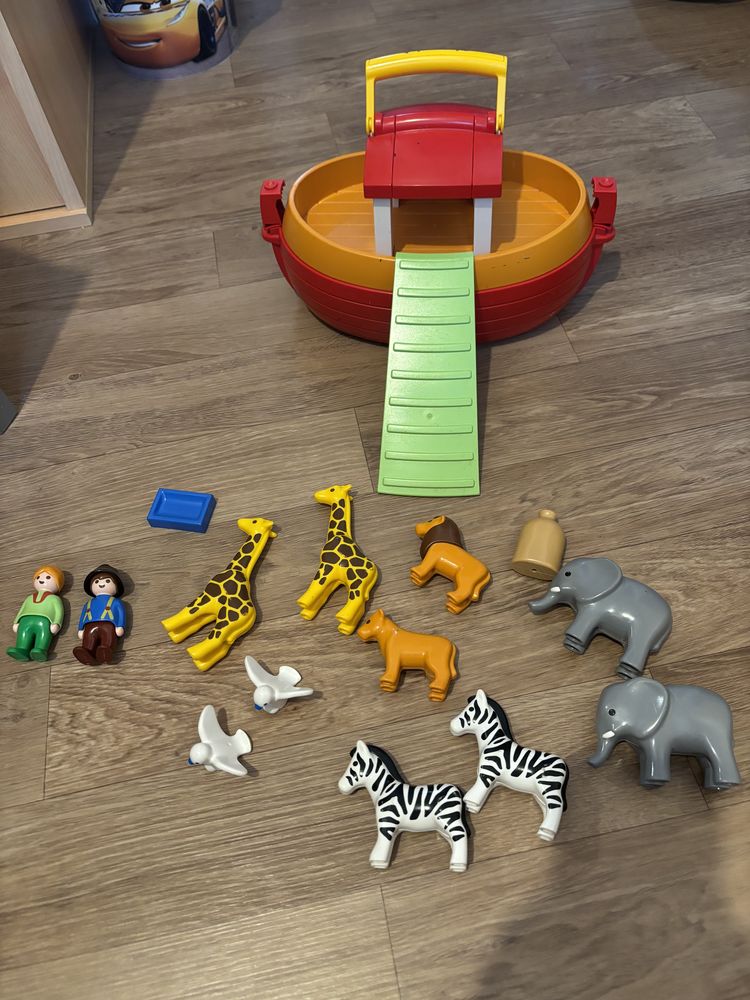 ARCHE DE NO� TRANSPORTABLE PLAYMOBIL 1.2.3 15 Preignan (32)