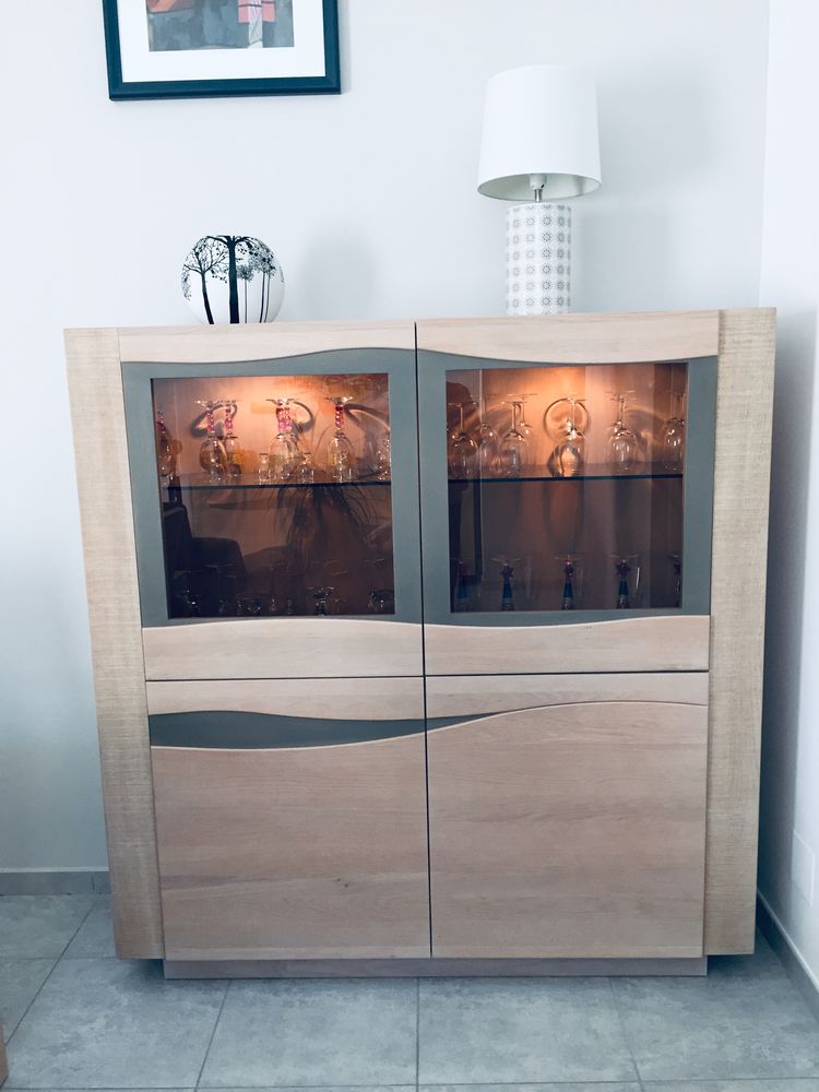 Argentier bois ch�ne clair massif LOGIAL. 1150 Amn�ville (57)