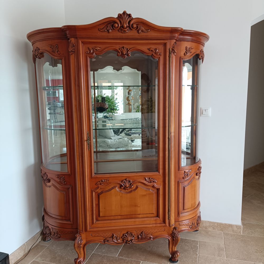 Argentier en Merisier Massif  demi - lune 690 Saint-Hippolyte (17)