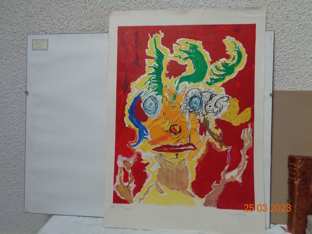 ARMAND NAKACHE LITHOGRAPHIE ORIGINALE 180 L'Isle-Jourdain (32)