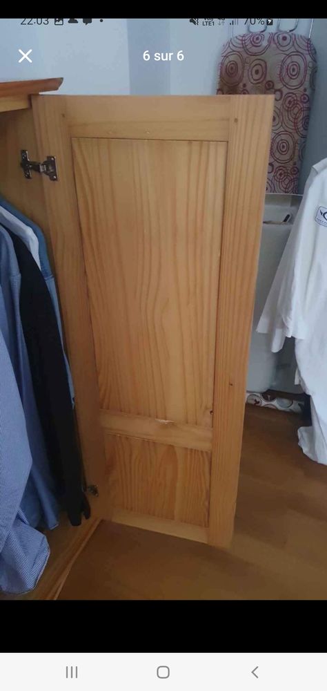 Armoire basse en pin 250 Rantigny (60)