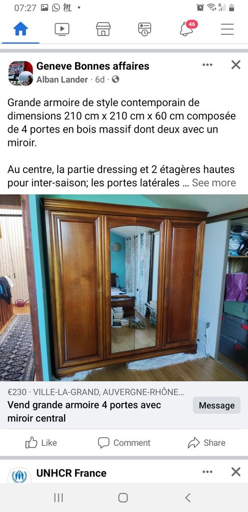 Armoire en bois massif 150 Annemasse (74)