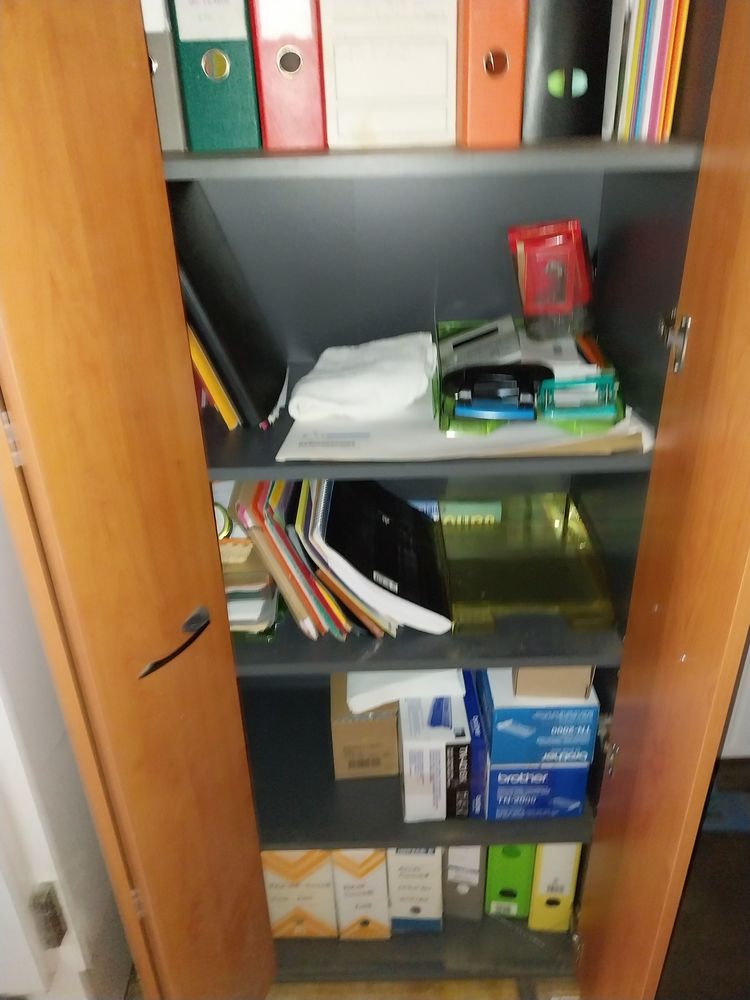 armoire de bureau couleur marron 2 porte 100 Besse-et-Saint-Anastaise (63)