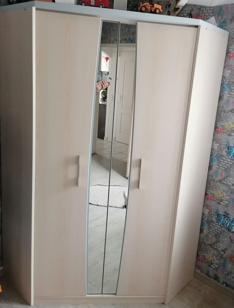 Armoire de chambre d'angle Luna 90 Bretteville-sur-Laize (14)