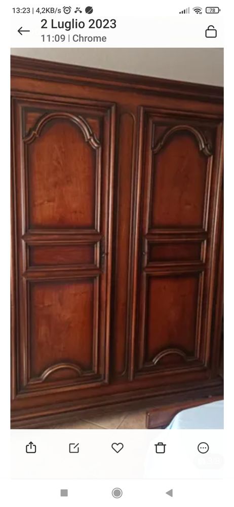 Armoire de Chambre bois massif 120 La Londe-les-Maures (83)