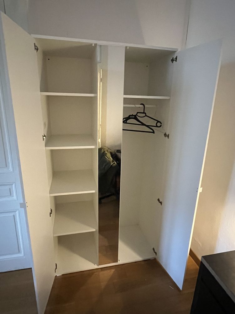 Armoire double porte blanche 135 Lyon 3 (69)