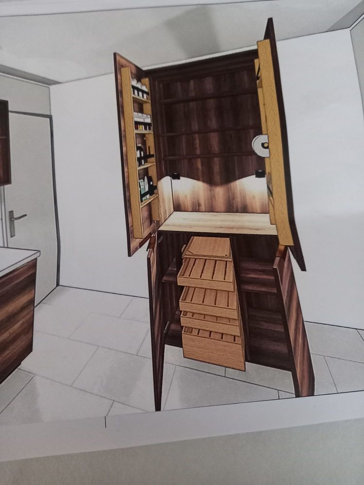 Armoire garde manger 1600 Lutterbach (68)