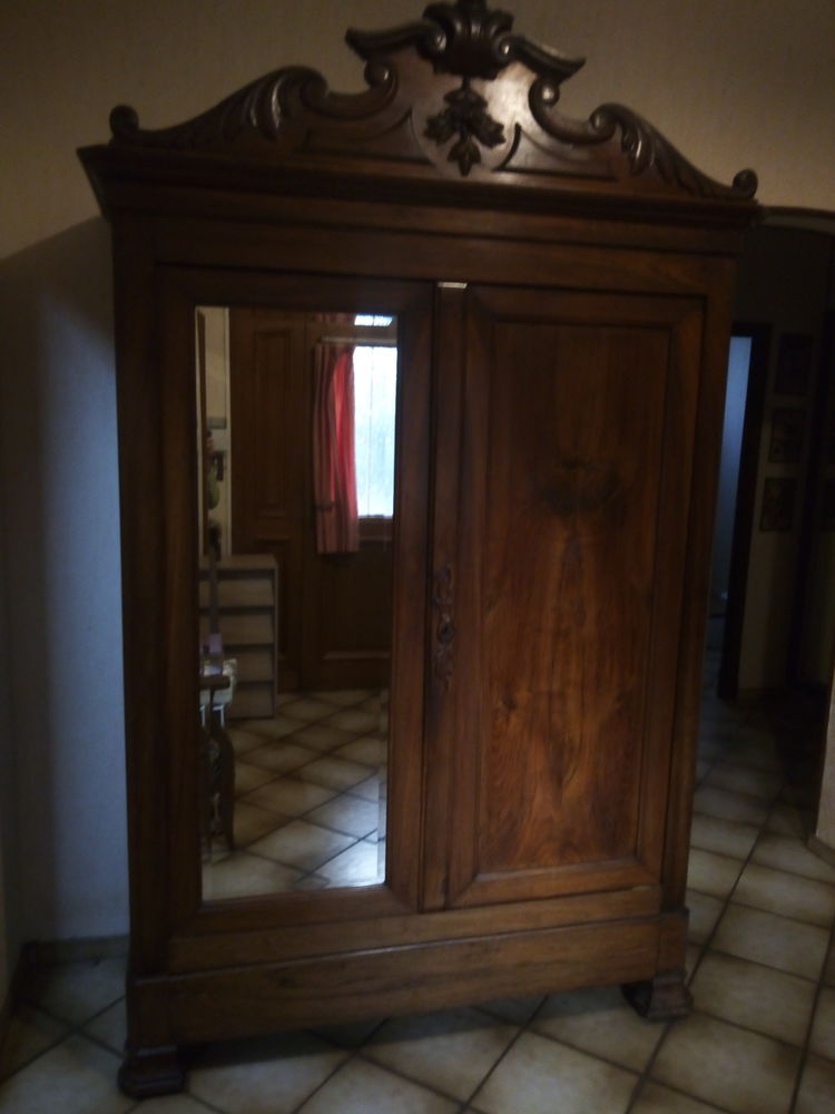 Armoire � glace ancienne avec corniche 0 D�sertines (03)