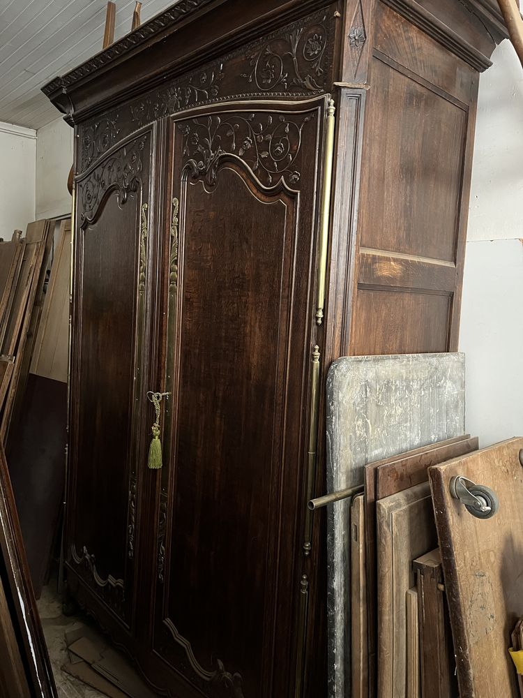 Armoire de la Manche en Ch�ne 19�me si�cle 200 Rambouillet (78)
