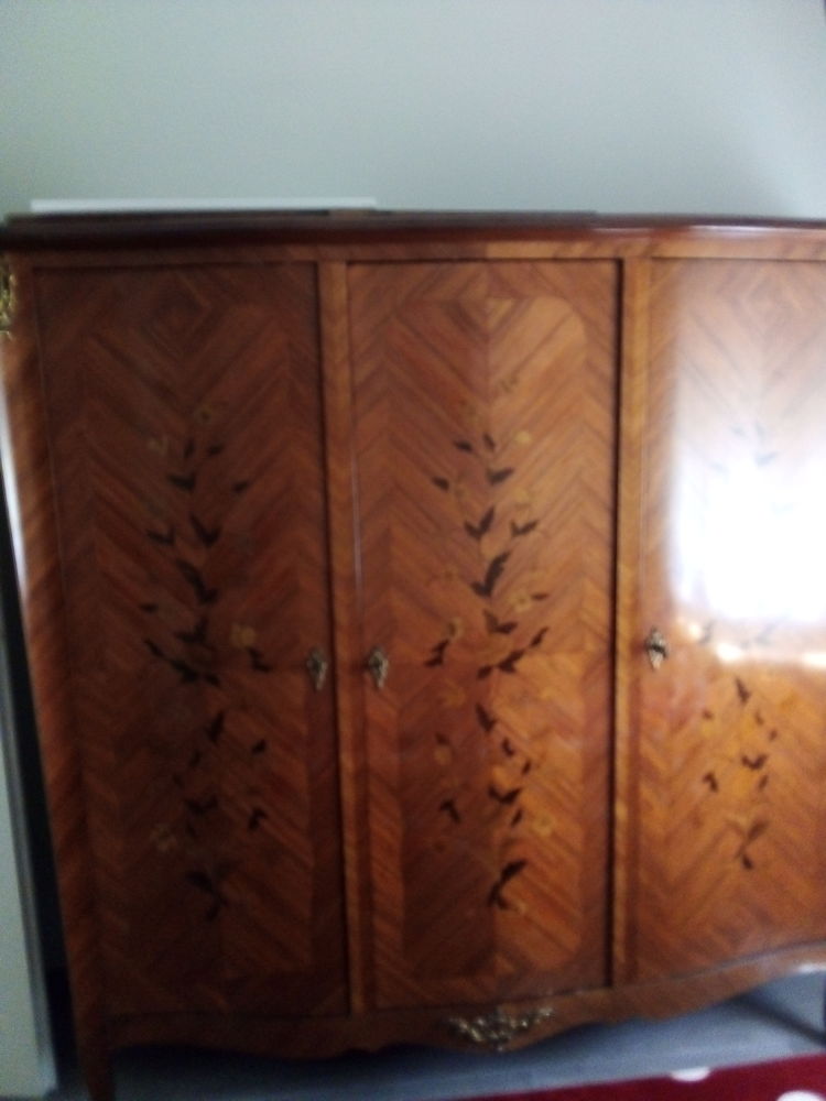 Armoire de marqueterie en bois de rose 0 Le Bugue (24)
