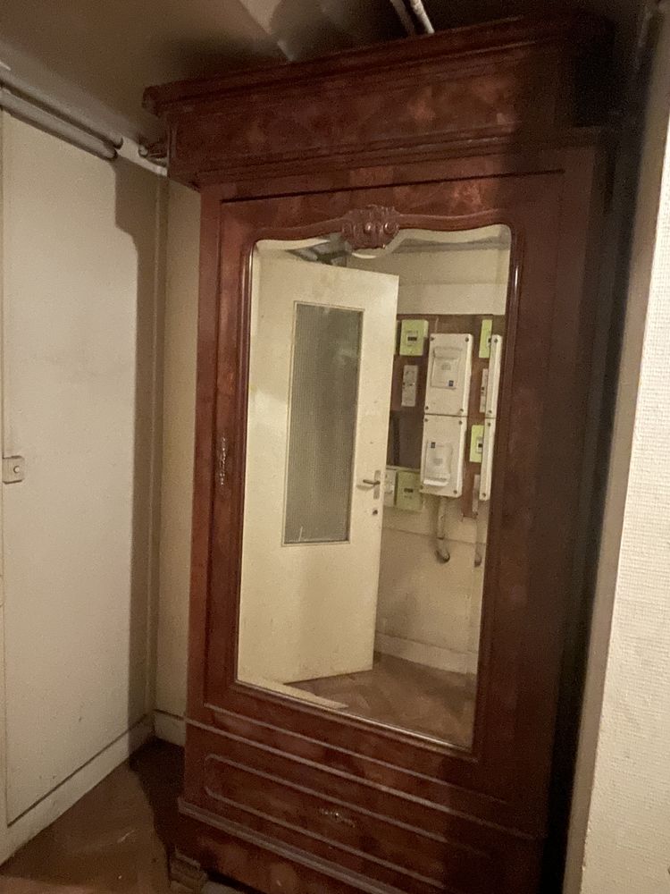 Armoire merisier massif avec glace biseaut�e 0 Tours (37)