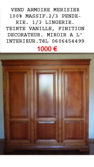 ARMOIRE MERISIER 1000 Mauves-sur-Loire (44)