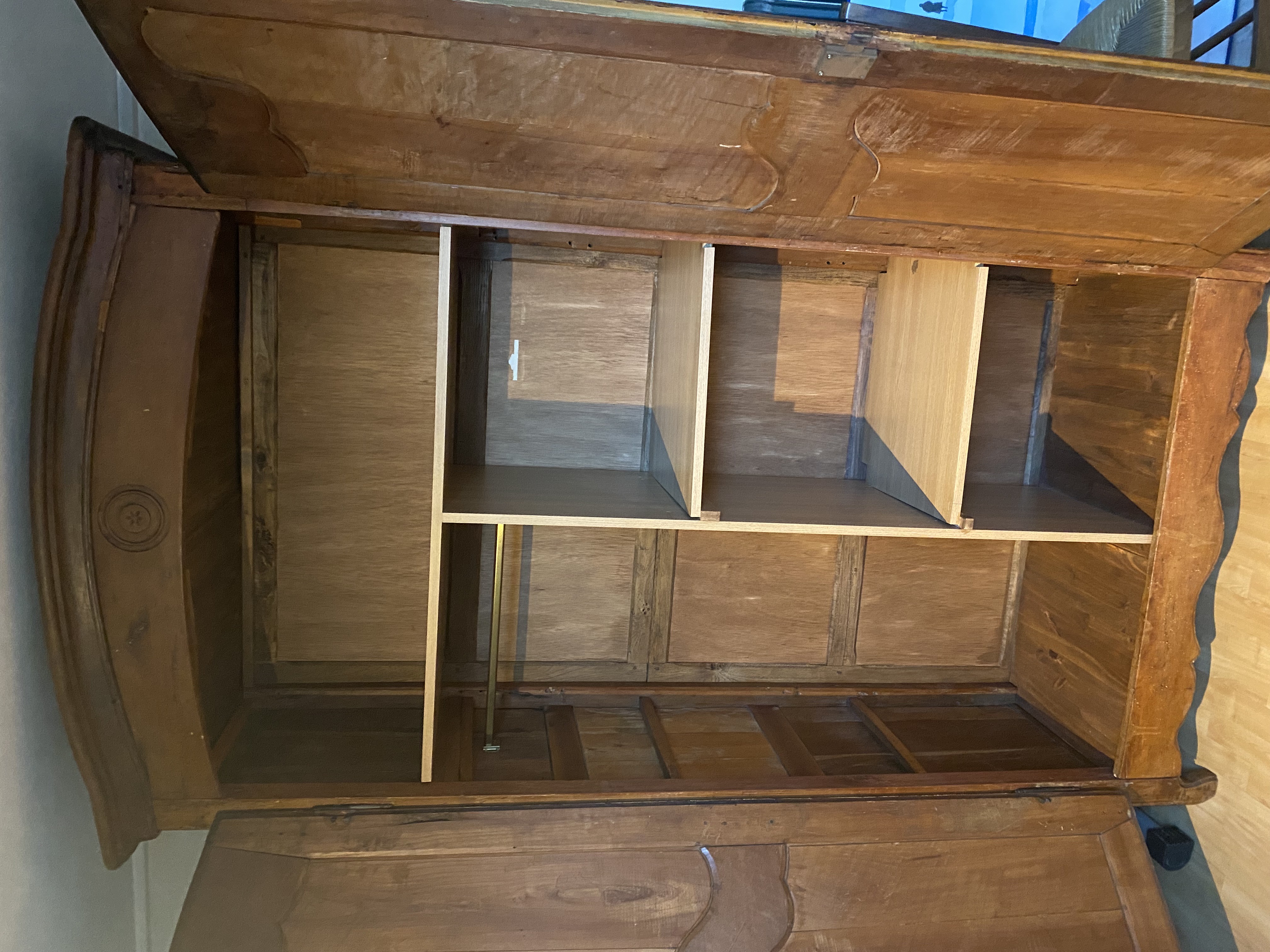 Armoire 2 portes en merisier,r�nov�e en penderie 50 Malz�ville (54)