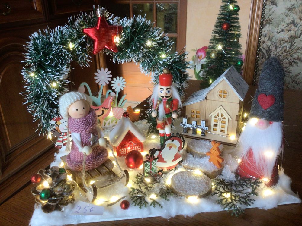 arrangements illumin�s fait mains � partir de10e12 ect 20 Wittenheim (68)