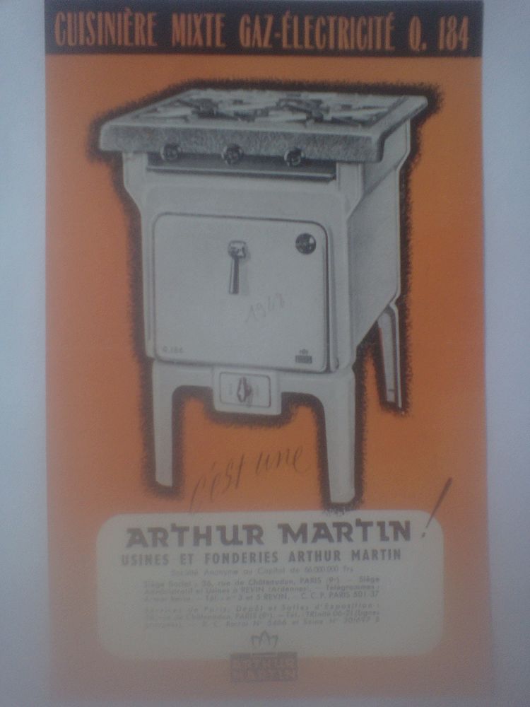 Pub Arthur Martin Usine & fonderie Paris Revin Ardennes 1948 7 N�rac (47)