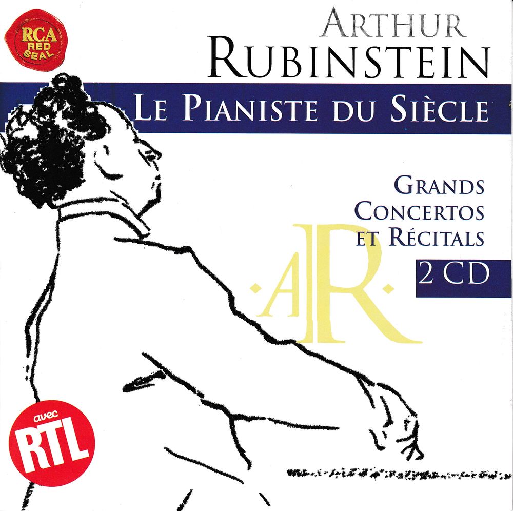 CD Arthur Rubinstein Le Pianiste Du Siècle-Concertos Récital 9 Antony (92)