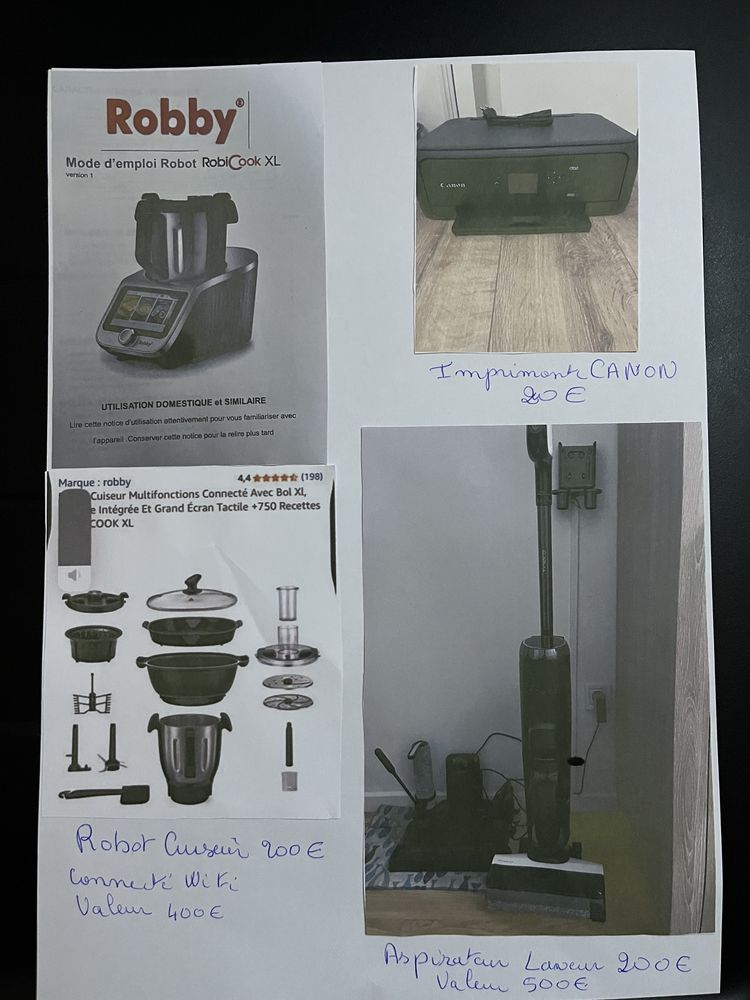 Aspirateur laveur 200 Louvres (95)