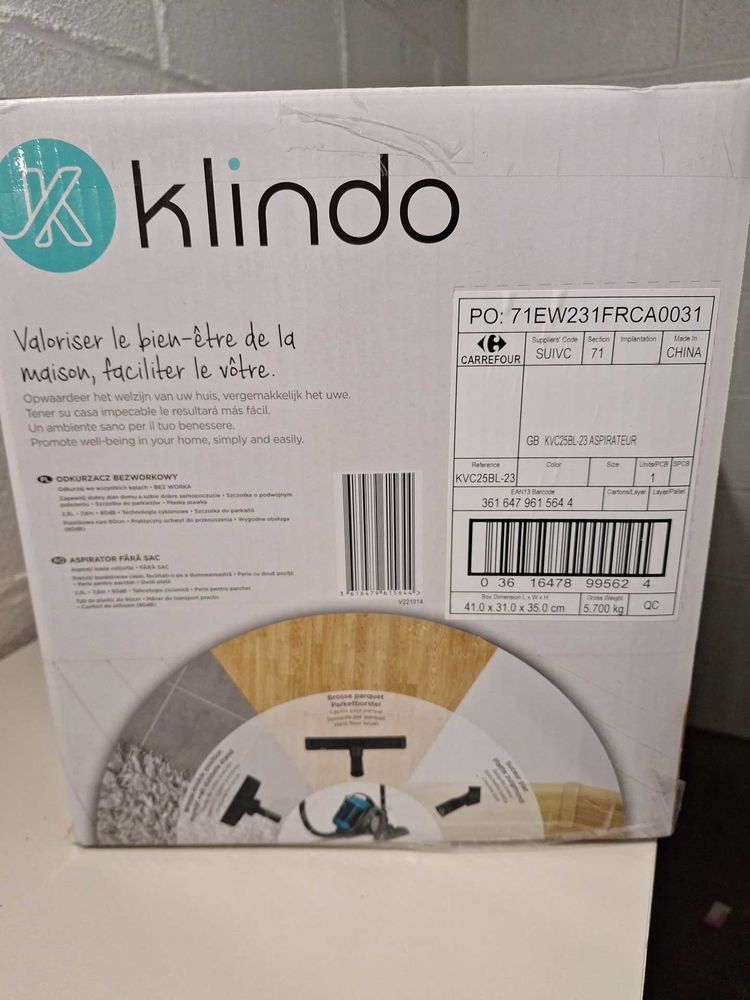 Aspirateur neuf 2.4L 40 Orl�ans (45)