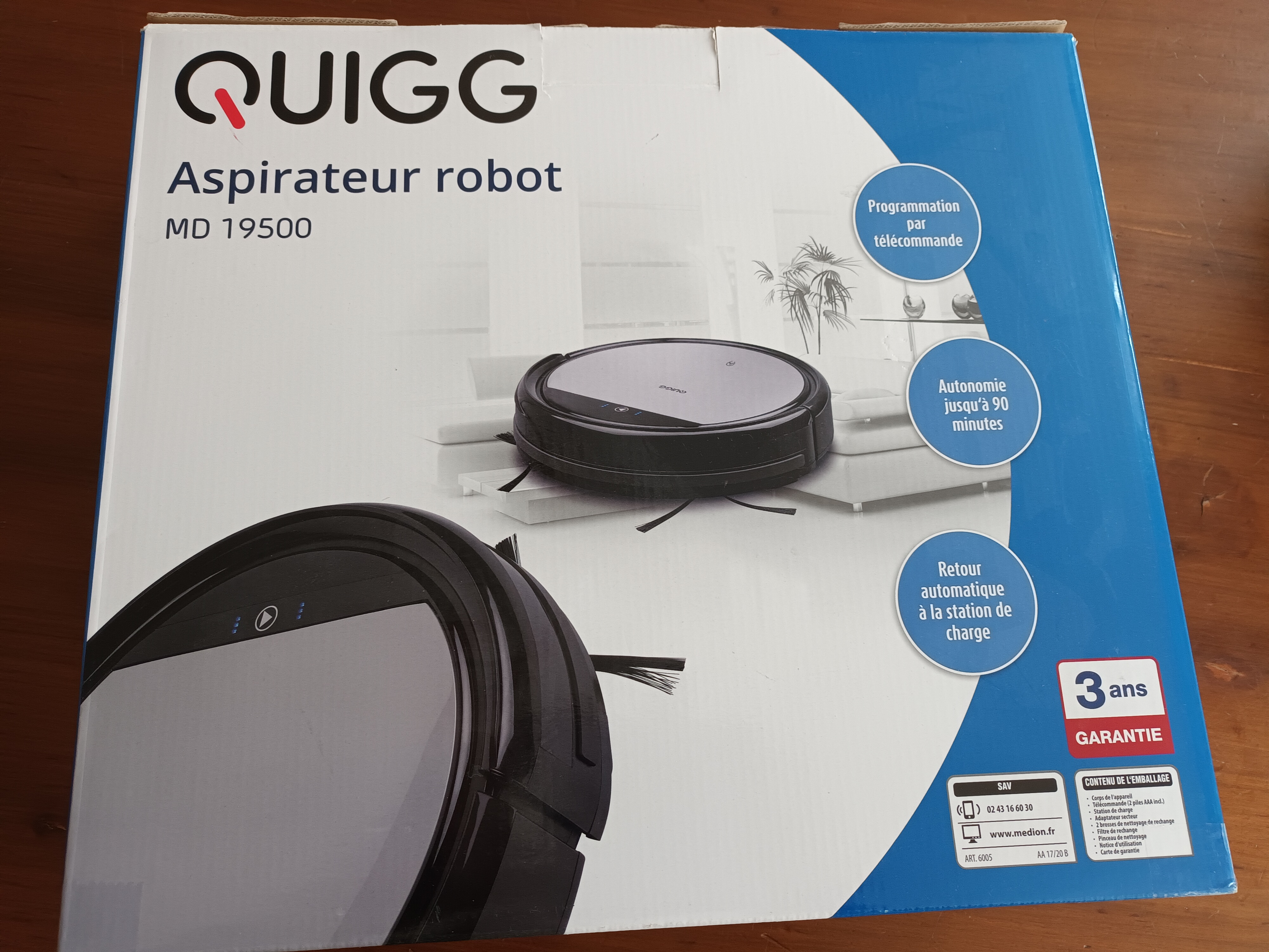 Aspirateur robot MD 19500 QUIGG 42 Bourbourg (59)