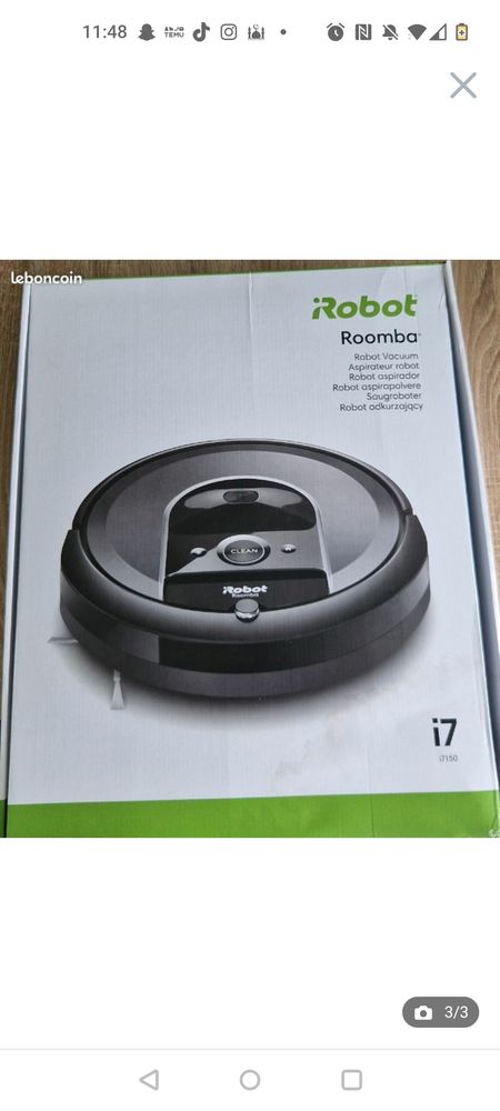 Aspirateur Roomba Neuf i7 300 Besan�on (25)