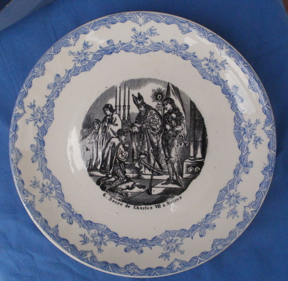 Assiette n� 6 - CHOISY le ROI - Sacre de Charles VII � Reims 15 Montauban (82)