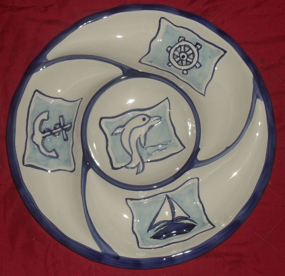 Assiette � compartiments pour ap�ritif Neuve 27 Montreuil (93)