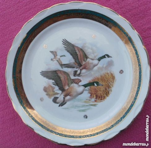 Assiette d�corative canards sauvages - Limoges LUN 10 Montauban (82)