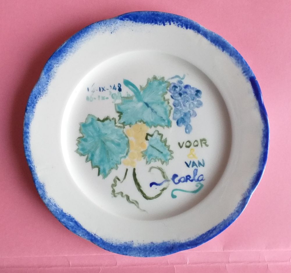  Assiette d�corative � d�cor de vigne 7 Montauban (82)