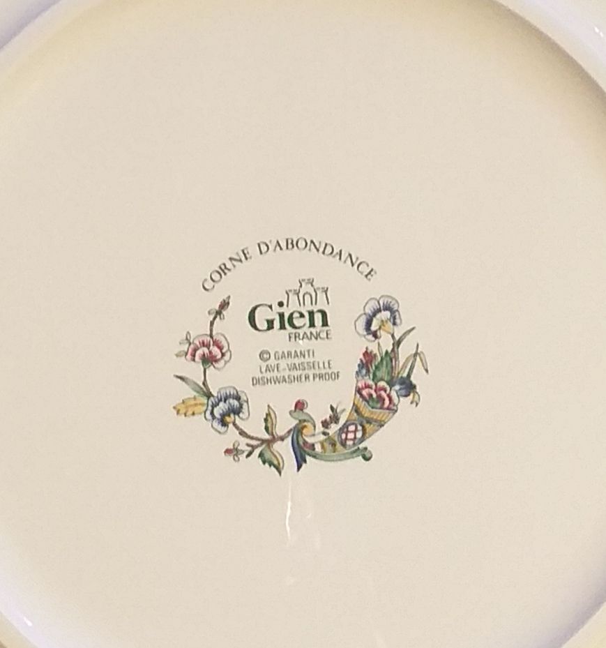 Assiette D�corative Florale en C�ramique 20 Sancoins (18)