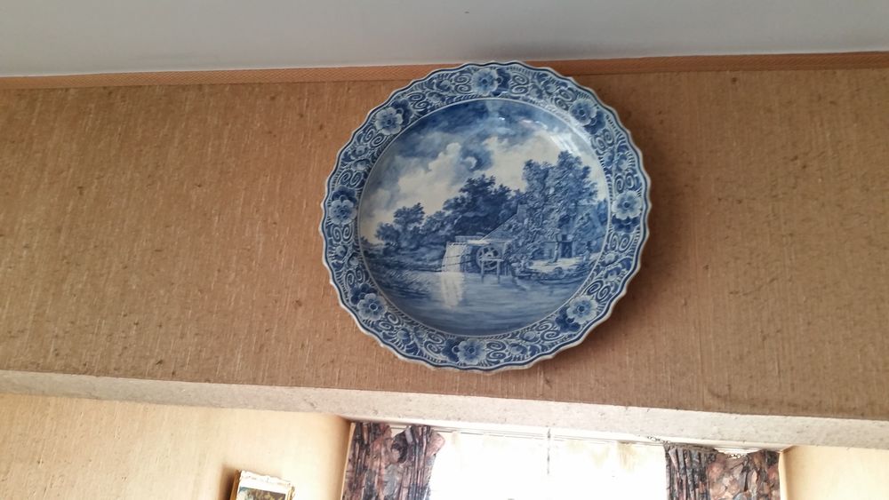 Assiette d�corative murale Delft RAM 80 Paris 13 (75)