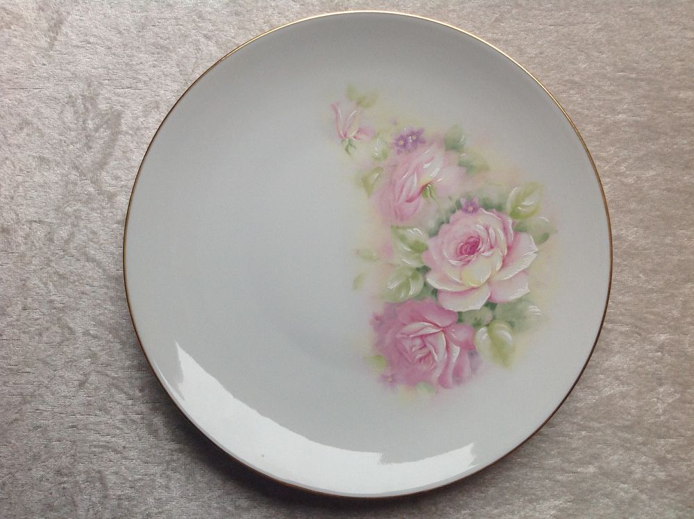 ASSIETTE � DESSERT LIMOGES D�COR PORCELAINE de SOLOGNE 18 Tr�gunc (29)