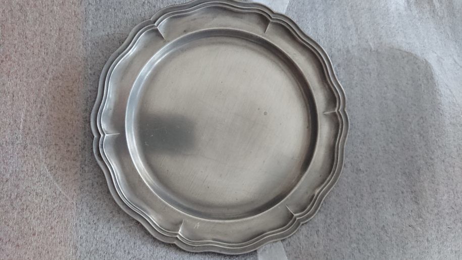 Assiette en ETAIN 0 Mulhouse (68)