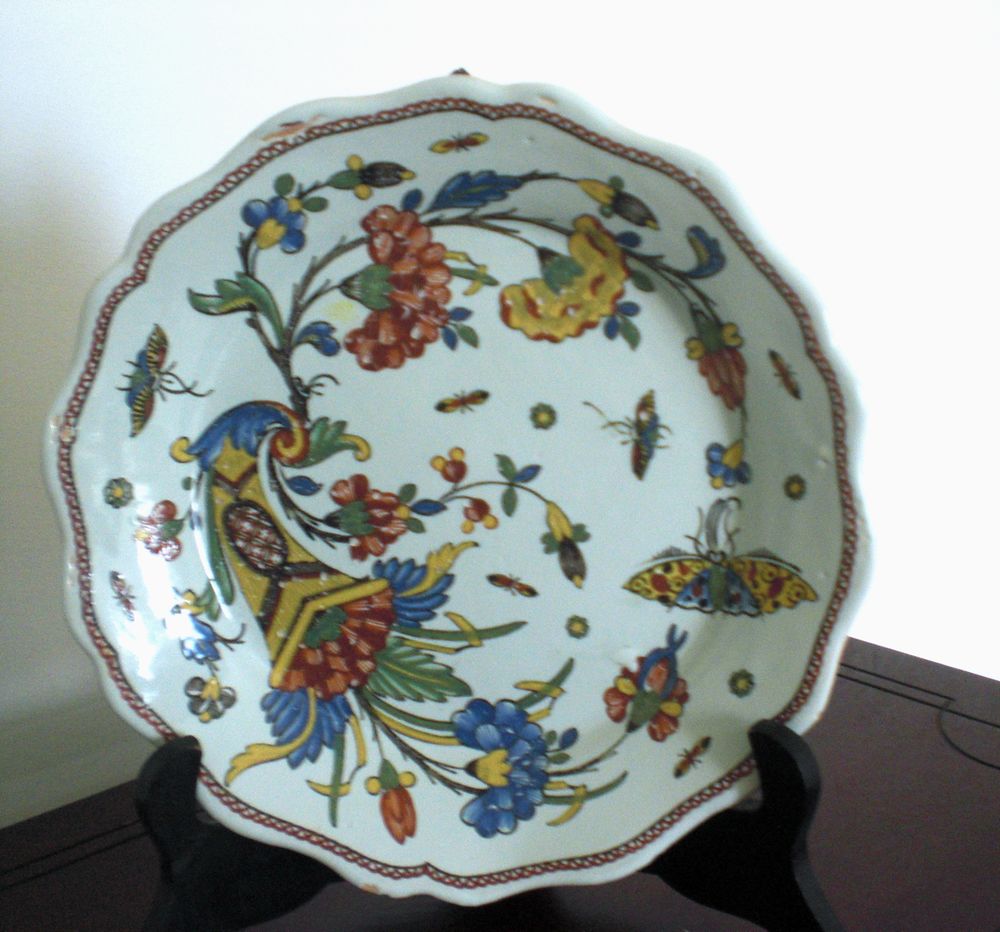 Assiette en Fa�ence de Rouen 300 Nevers (58)
