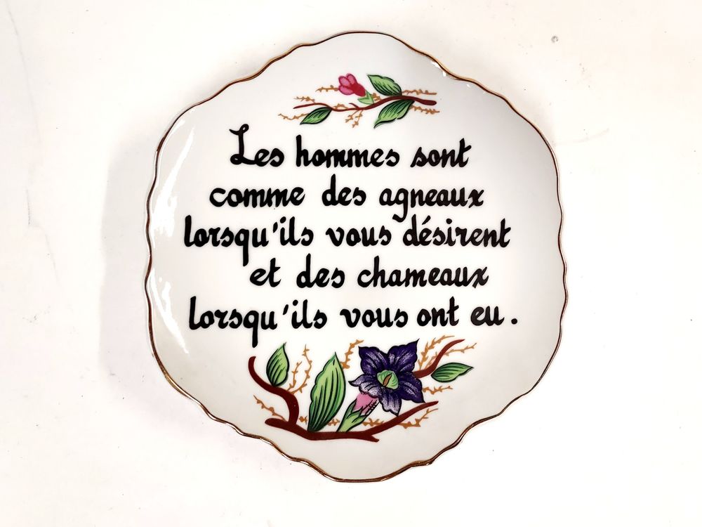 Assiette humoristique 12 Montigny-aux-Amognes (58)