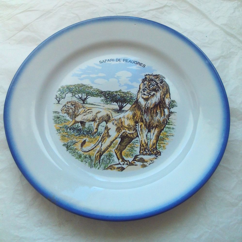 Assiette murale Safari de Peaugres 20 Villeurbanne (69)