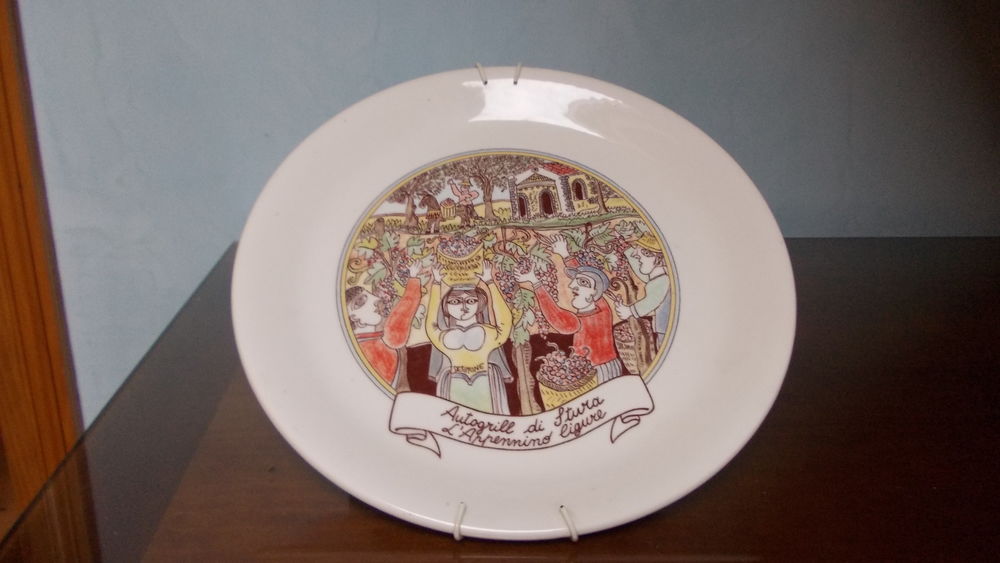 assiette murale  th�me Italie  13 Thiais (94)