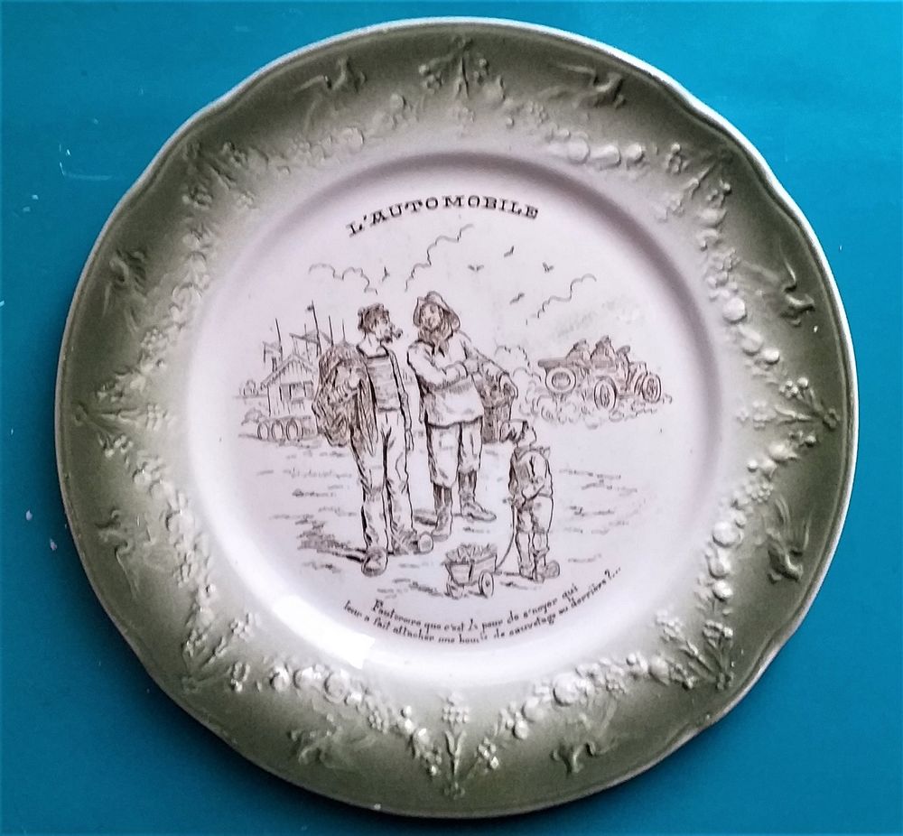 ASSIETTE PARLANTE K � G LUNEVILLE : l'automobile 10 Montauban (82)