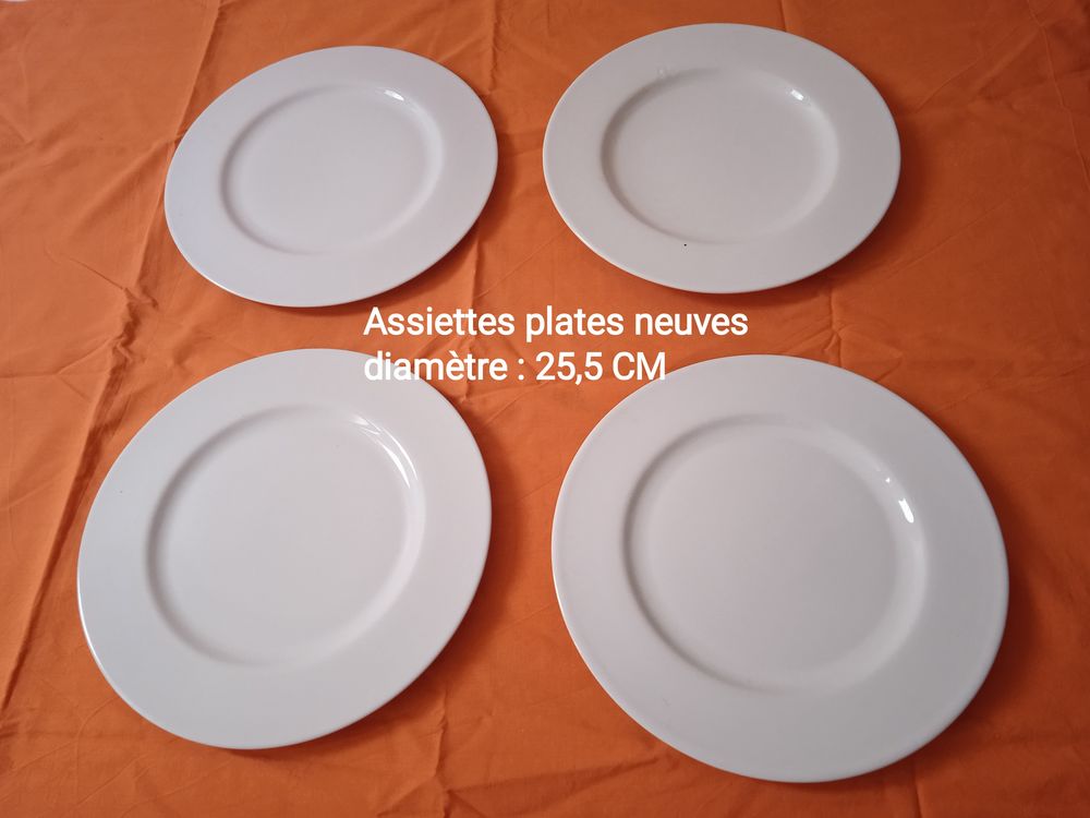 Assiette plate neuve 8 Lourdes (65)