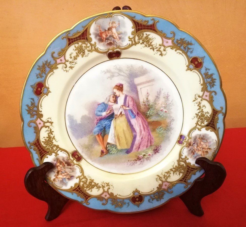 Assiette S�vres vers 1840 280 Metz (57)