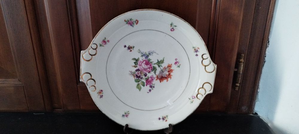 assiette � tarte/g�teau PL porcelaine 11 �cuisses (71)