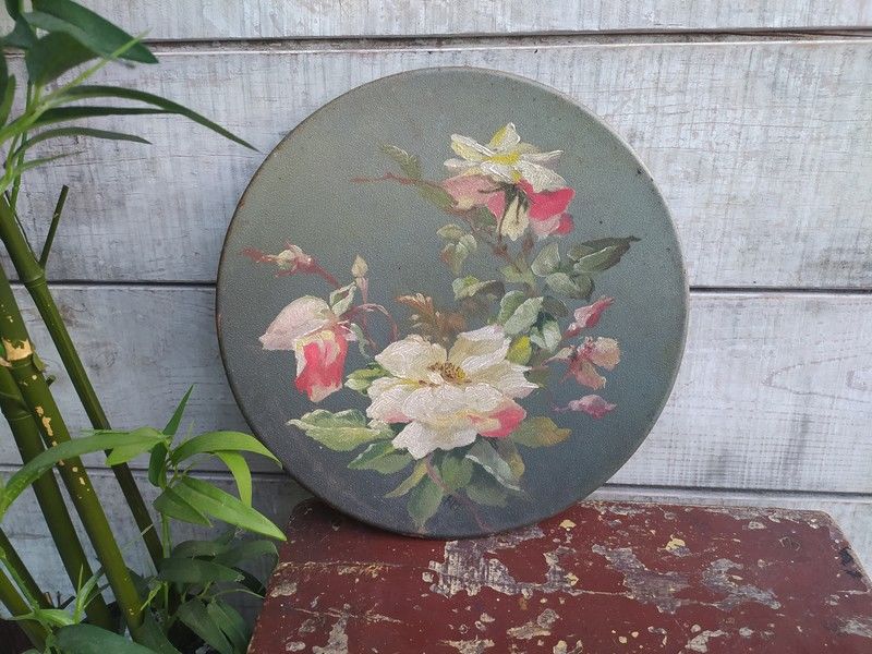 Assiette T�le Peinte D�cor de Roses Napol�on III
80 Loches (37)