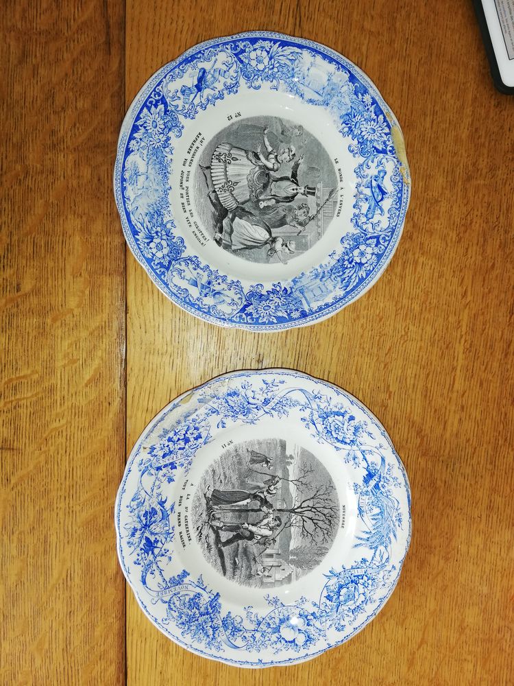 ASSIETTES ANCIENNES 15 Marcoussis (91)