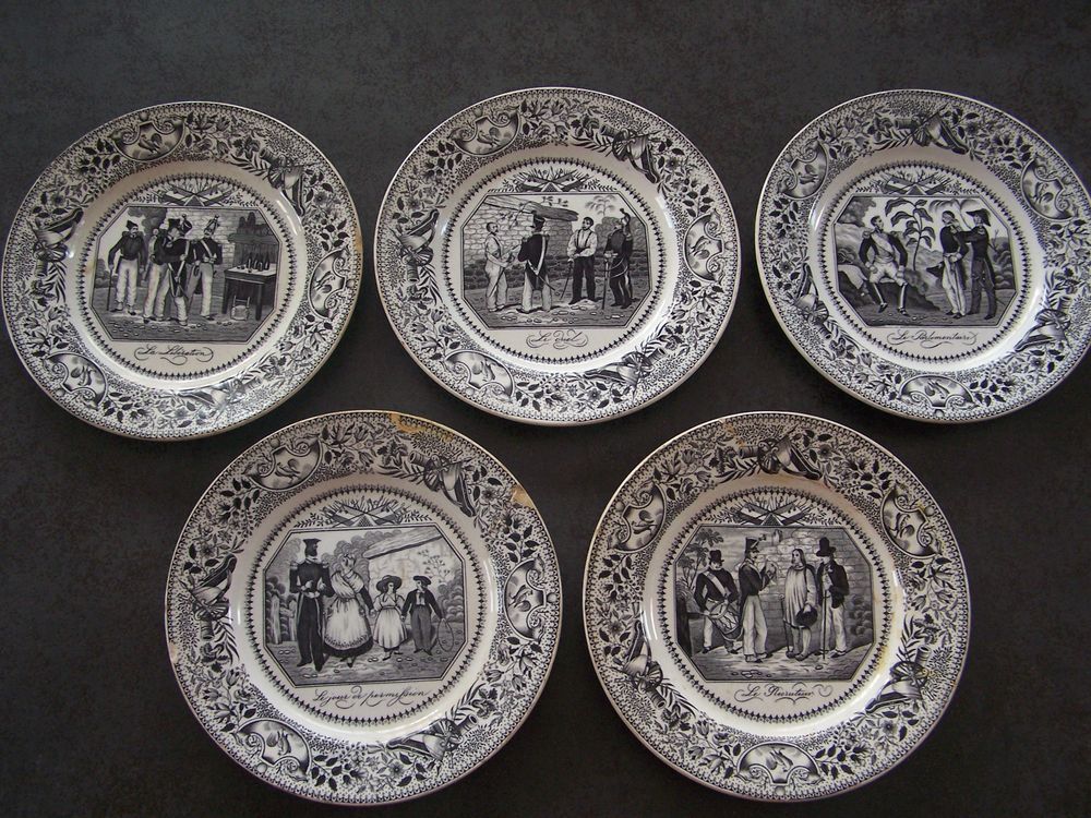 assiettes anciennes 30 Saint-Germain-la-Chambotte (73)