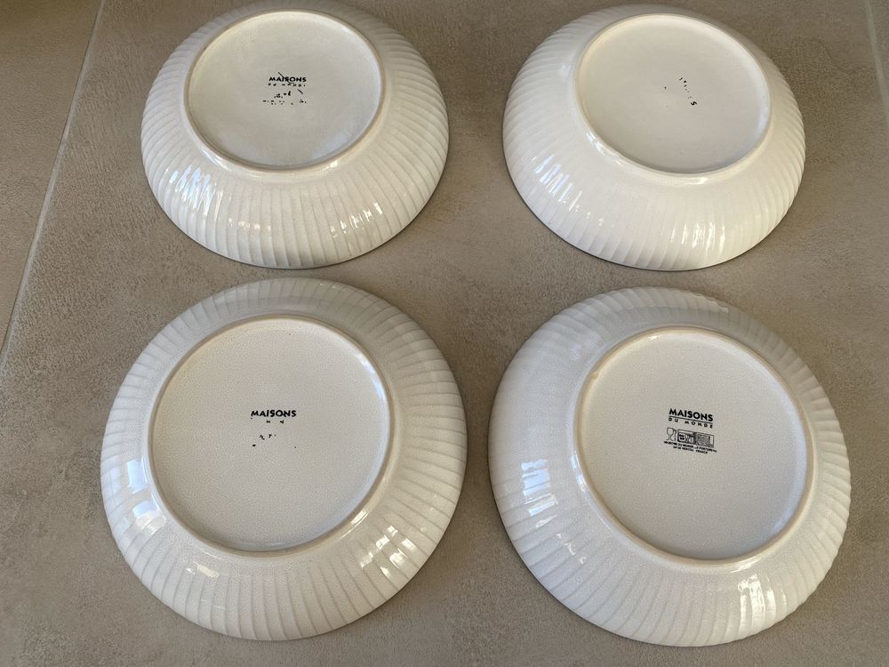 4 assiettes creuses maisons du monde 15 Manosque (04)