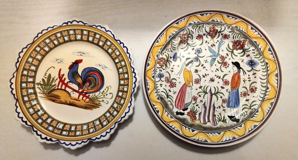  lot de 2 assiettes d�coratives 8 Chabris (36)