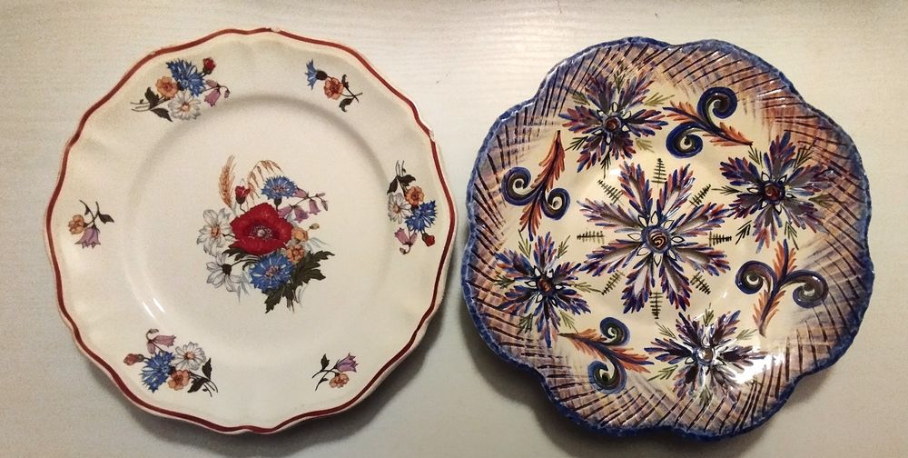 Lot de 2 assiettes d�coratives 7 Chabris (36)